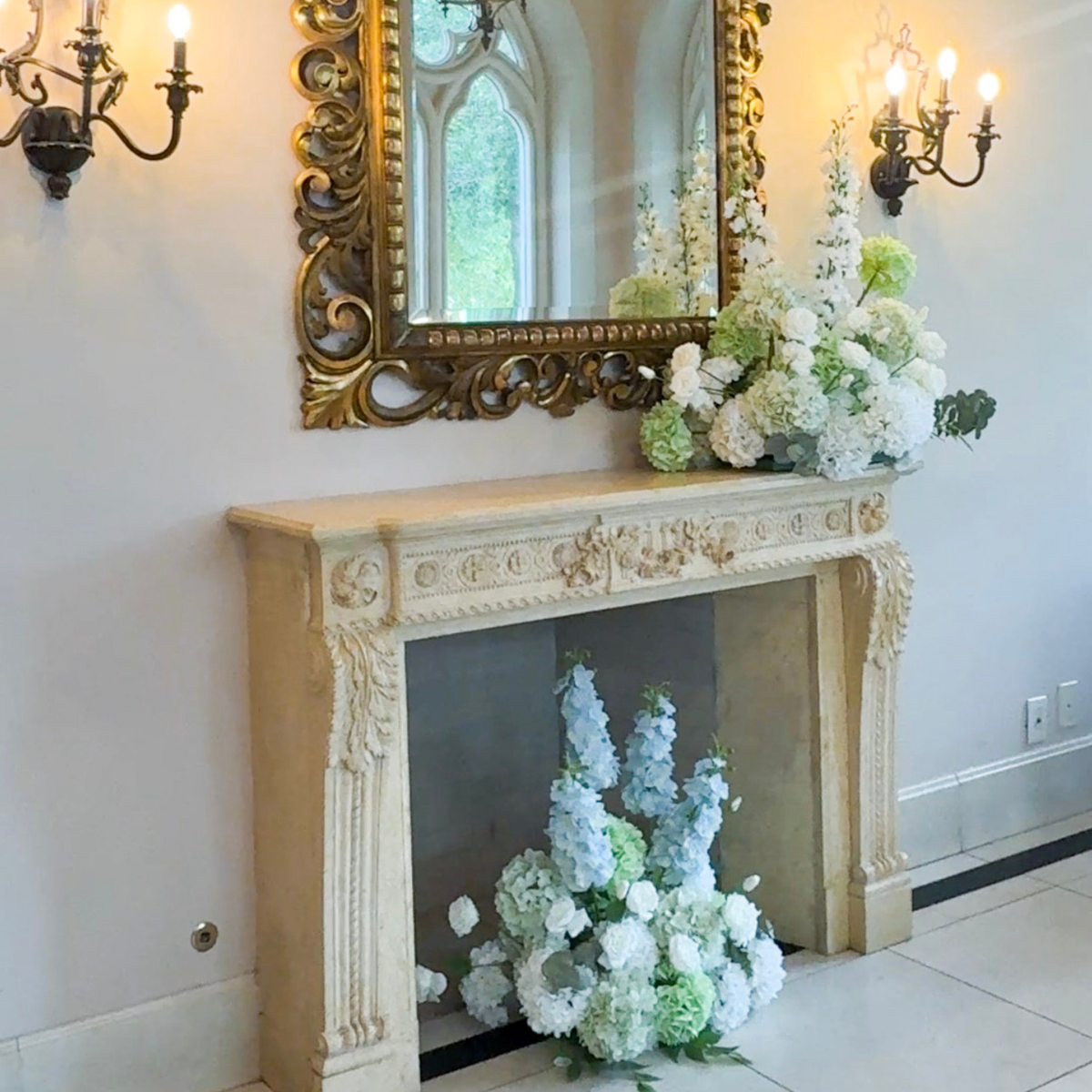 Elizabeth Aisle Flowers | Set of 8